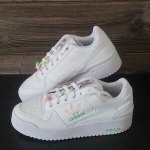 New Adidas Forum Bold White Pastel Sneakers